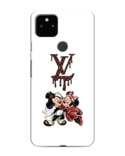 Чохол для Google Pixel 4a 5G з картинкою «LV та Міккі Маус»