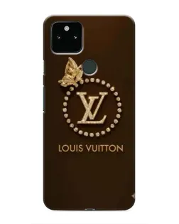 Чохол для Google Pixel 4a 5G з картинкою «LV — золота печатка»