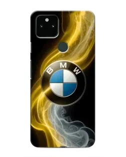 Чохол для Google Pixel 4a 5G з картинкою «Золотистий дим BMW»