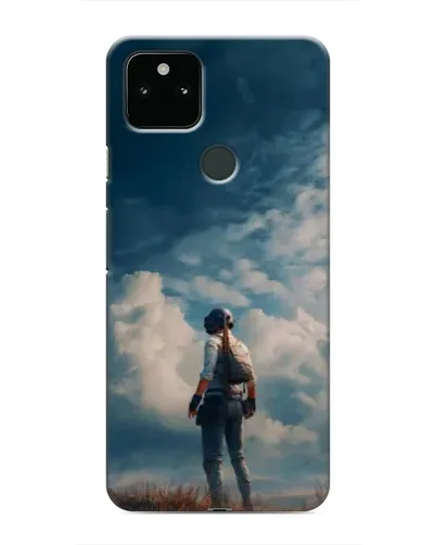 Чохол для Google Pixel 4a 5G з картинкою «Герой PUBG на скелі»