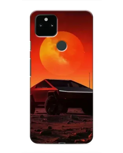 Чохол для Google Pixel 4a 5G з картинкою «Cybertruck на Марсі»
