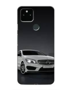 Чохол для Google Pixel 4a 5G з картинкою «Mercedes AMG GT Silver»