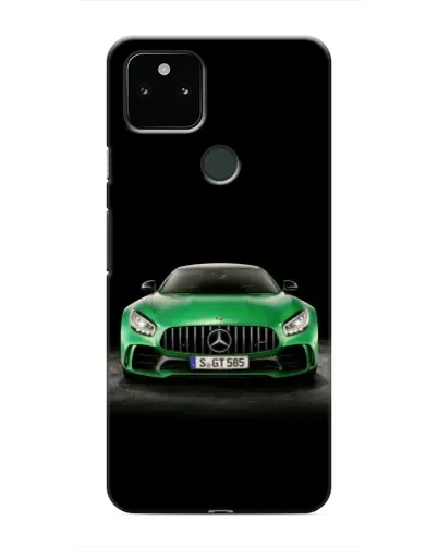 Чохол для Google Pixel 4a 5G з картинкою «Mercedes — неоновий лого»