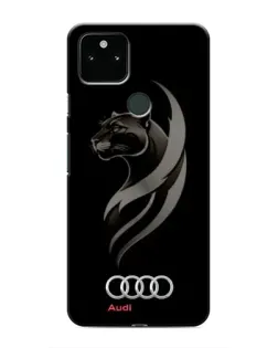 Чохол для Google Pixel 4a 5G з картинкою «Графіка — пантера та Audi»