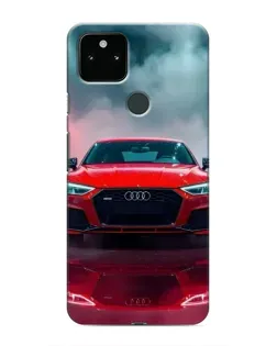 Чохол для Google Pixel 4a 5G з картинкою «Audi RS — червоний стиль»