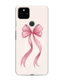 Чехол для Google Pixel 4a 5G с картинкой «Розовый бант»