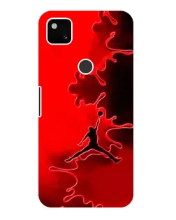 Чехол для Google Pixel 4a с картинкой «Jordan Red Smoke»