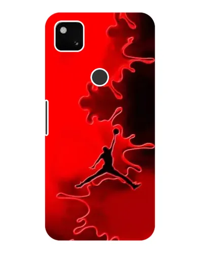 Чехол для Google Pixel 4a с картинкой «Jordan Red Smoke»