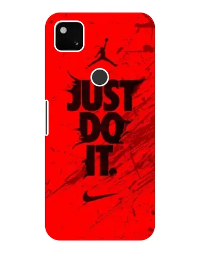 Чехол для Google Pixel 4a с картинкой «Nike Just Do It»