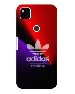 Чехол для Google Pixel 4a с картинкой «Adidas Red Neon»
