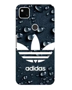 Чехол для Google Pixel 4a с картинкой «Adidas Trefoil Blue»