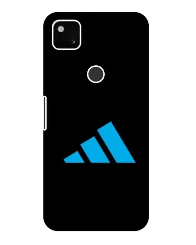 Чехол для Google Pixel 4a с картинкой «Adidas Cyan Logo»