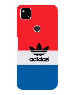 Чехол для Google Pixel 4a с картинкой «Ретро блоки Adidas»