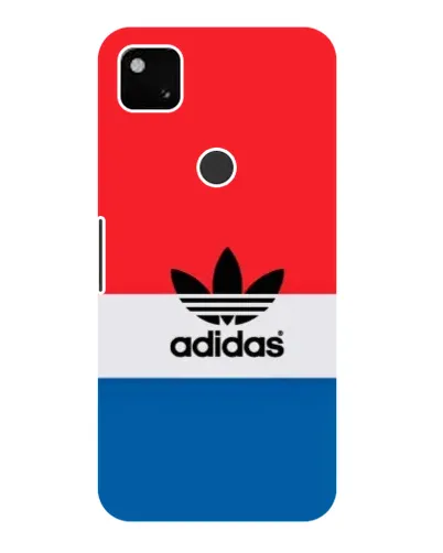 Чехол для Google Pixel 4a с картинкой «Ретро блоки Adidas»