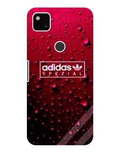 Чехол для Google Pixel 4a с картинкой «Adidas Gold Marble»