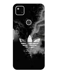 Чехол для Google Pixel 4a с картинкой «Абстрактный дым Adidas»