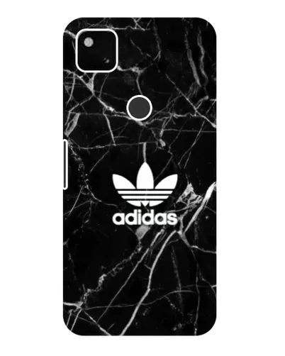 Чехол для Google Pixel 4a с картинкой «Белый мрамор Adidas»
