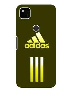 Чехол для Google Pixel 4a с картинкой «Оливковый градиент Adidas»