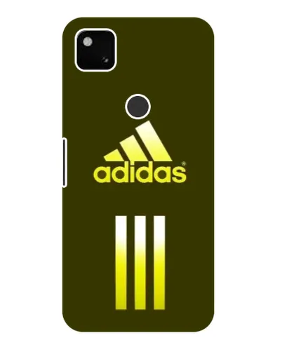 Чехол для Google Pixel 4a с картинкой «Оливковый градиент Adidas»