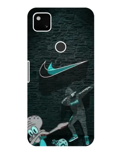 Чехол для Google Pixel 4a с картинкой «Спортивный арт Nike»