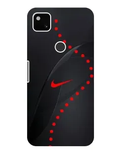 Чехол для Google Pixel 4a с картинкой «Абстрактный дизайн Nike»