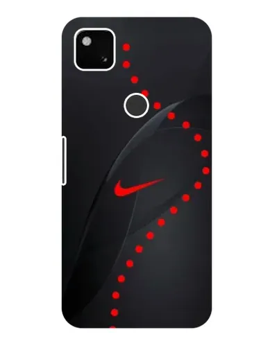 Чехол для Google Pixel 4a с картинкой «Абстрактный дизайн Nike»