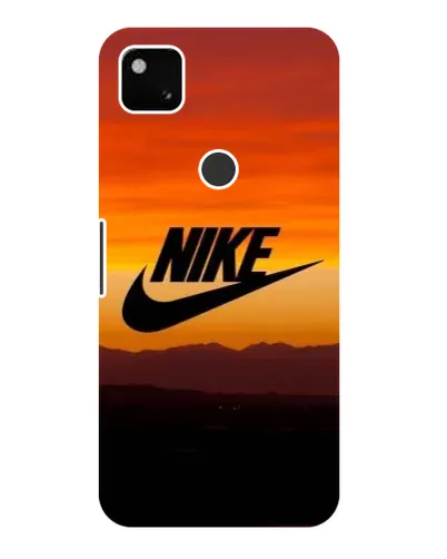 Чехол для Google Pixel 4a с картинкой «Nike — вечерний горизонт»