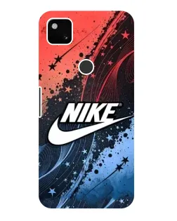 Чехол для Google Pixel 4a с картинкой «Градиентный принт Найк»