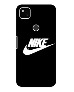 Чехол для Google Pixel 4a с картинкой «Мазки краски Nike»