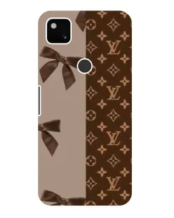 Чехол для Google Pixel 4a с картинкой «Louis Vuitton — банты»