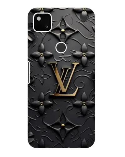 Чехол для Google Pixel 4a с картинкой «Кожаная текстура LV»