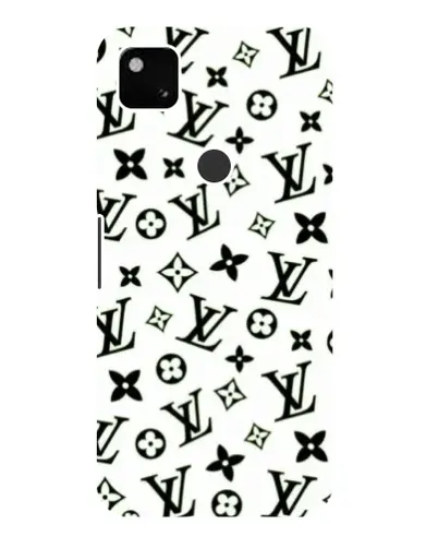 Чехол для Google Pixel 4a с картинкой «Монохромный хаос LV»
