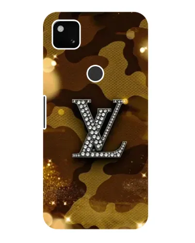 Чехол для Google Pixel 4a с картинкой «Камуфляжный Louis Vuitton»