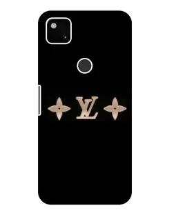 Чехол для Google Pixel 4a с картинкой «Louis Vuitton — минимализм»