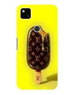 Чехол для Google Pixel 4a с картинкой «Мороженое от LV»