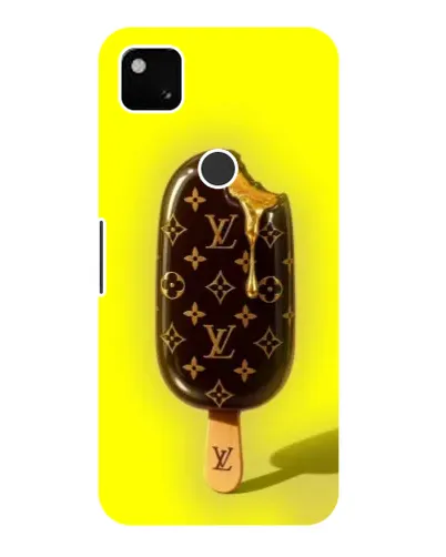 Чехол для Google Pixel 4a с картинкой «Мороженое от LV»