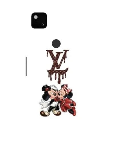 Чехол для Google Pixel 4a с картинкой «LV и Микки Маус»