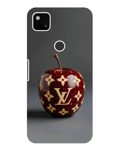 Чехол для Google Pixel 4a с картинкой «Красное яблоко LV»