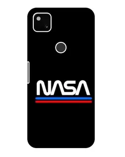 Чехол для Google Pixel 4a с картинкой «NASA — классика Red Blue»