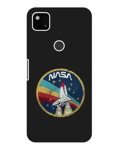 Чехол для Google Pixel 4a с картинкой «NASA — эмблема миссии»