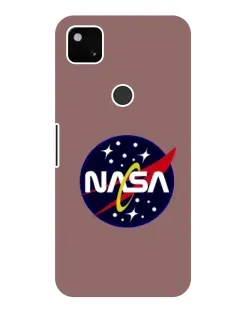 Чехол для Google Pixel 4a с картинкой «NASA — ретро космос»