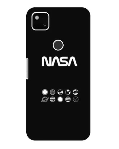 Чехол для Google Pixel 4a с картинкой «NASA — технический принт»