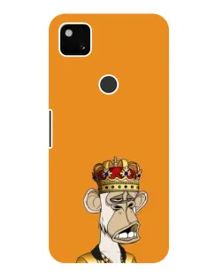 Чехол для Google Pixel 4a с картинкой «Золотая обезьяна Bored Ape»