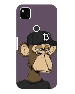 Чехол для Google Pixel 4a с картинкой «Bored Ape в кепке»