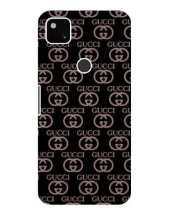 Чехол для Google Pixel 4a с картинкой «Классическая монограмма Gucci»