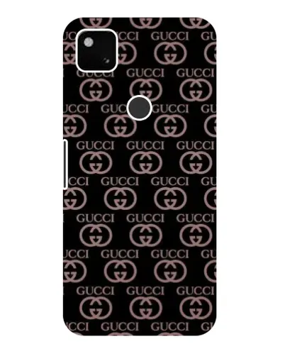 Чехол для Google Pixel 4a с картинкой «Классическая монограмма Gucci»