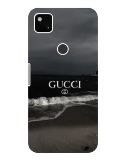 Чехол для Google Pixel 4a с картинкой «Gucci — морской прибой»