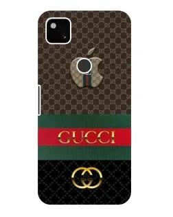 Чехол для Google Pixel 4a с картинкой «Gucci — брендированный десерт»
