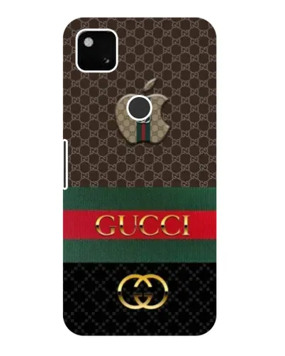 Чехол для Google Pixel 4a с картинкой «Gucci — брендированный десерт»