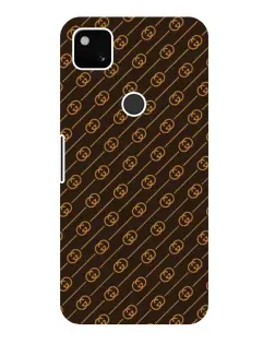 Чехол для Google Pixel 4a с картинкой «Gucci — золотые диагонали»